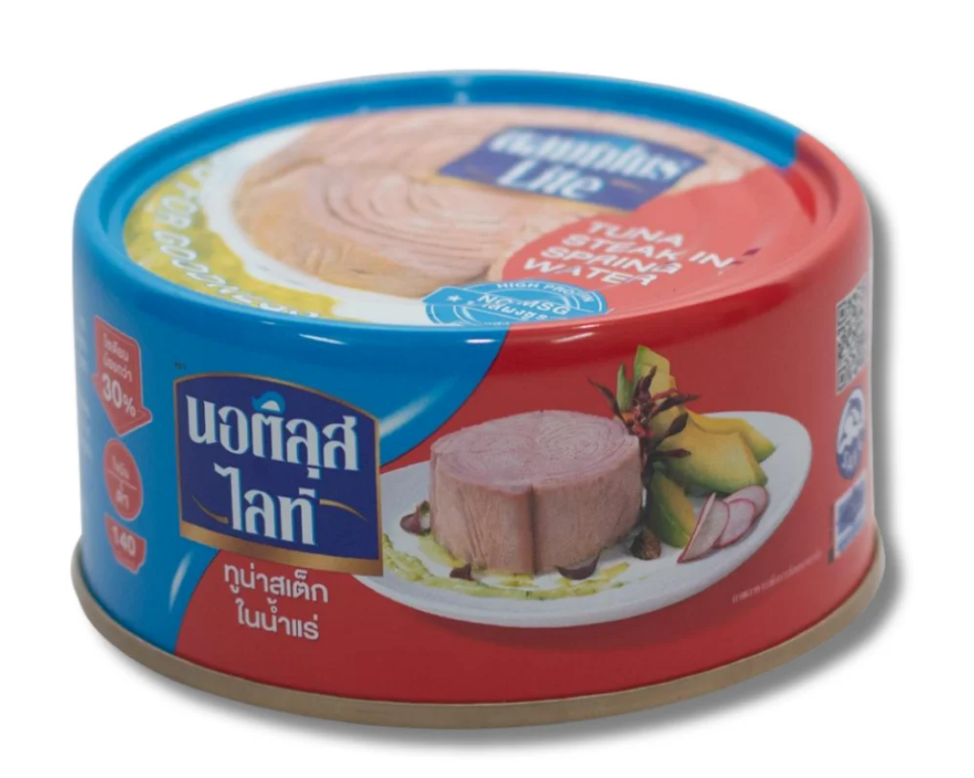 Nautilus Lite Tuna Steak In Spring Water 185(±)20gm