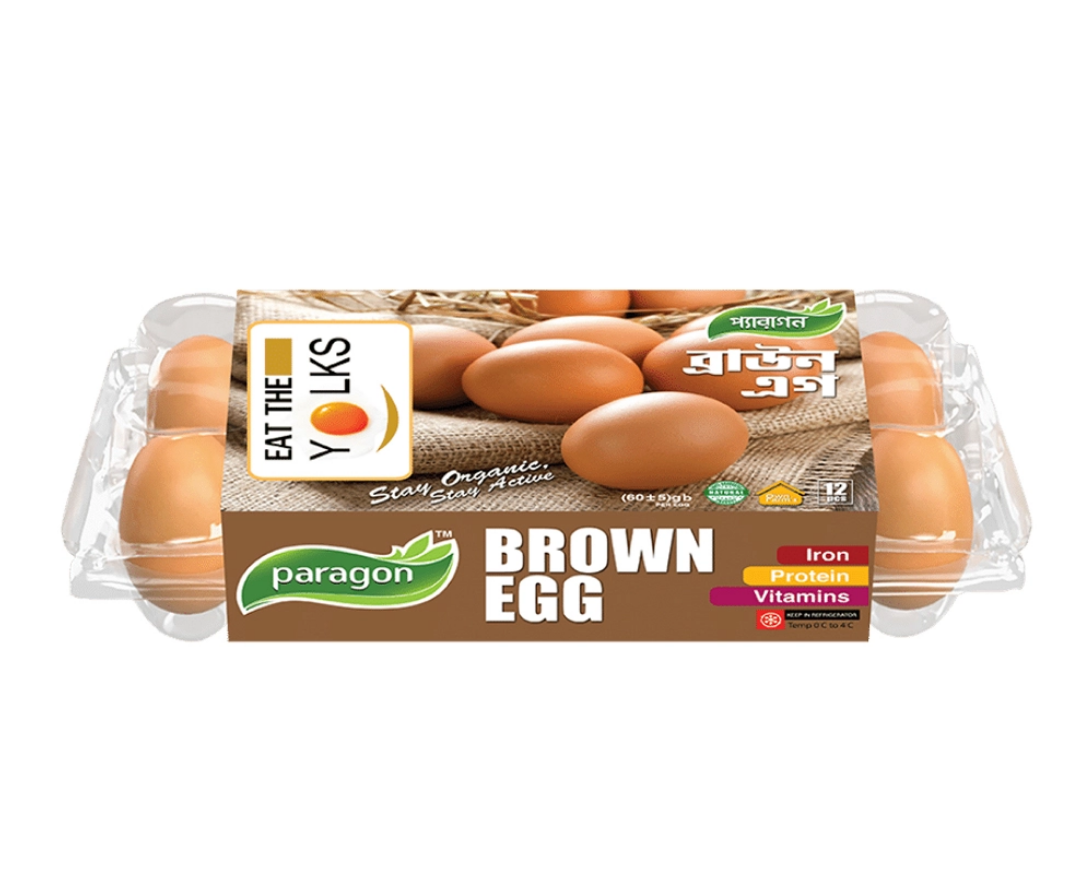 Paragon Brown Egg 12Pcs (12Pcs Pack)